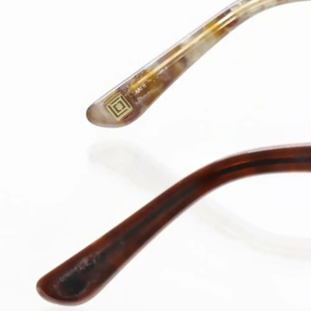 Liz Claiborne L639 TUI Gold/Brown 53-17-135 Eyeglasses FRAMES ONLY - FAIR - READ